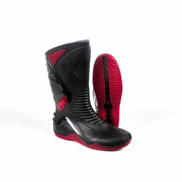 Sepatu Boots Pria / Ap Boots Moto 2 / Sepatu Boots Karet Bikers Motor