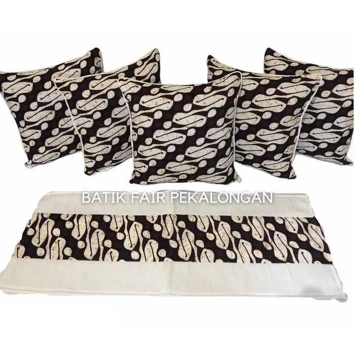 Sarung bantal sofa 40x40 cm motif Full batik Sarung bantal kursi Batik