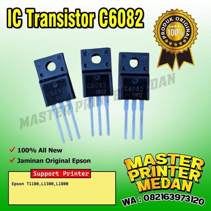 ,,,,,,,] TR A2210 DAN C6082 Transistor untuk Epson T1100 L1300 L1800