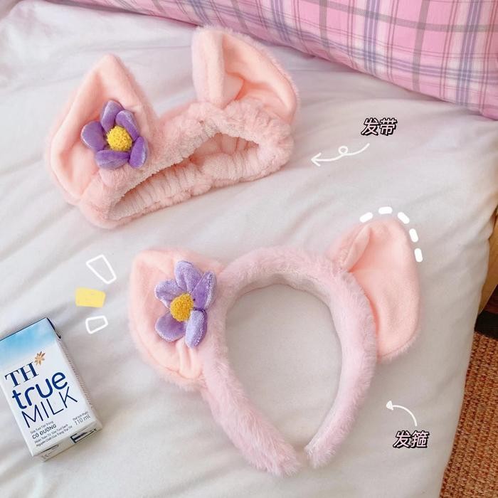 BANDO KAIN LUCU CUCI MUKA BENDO KOREA DEER EAR CUTE ANAK HEADBAND
