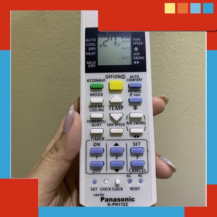 BERFUNGSI BAIK Remot AC Panasonic CS-C9NKP Remote Control
