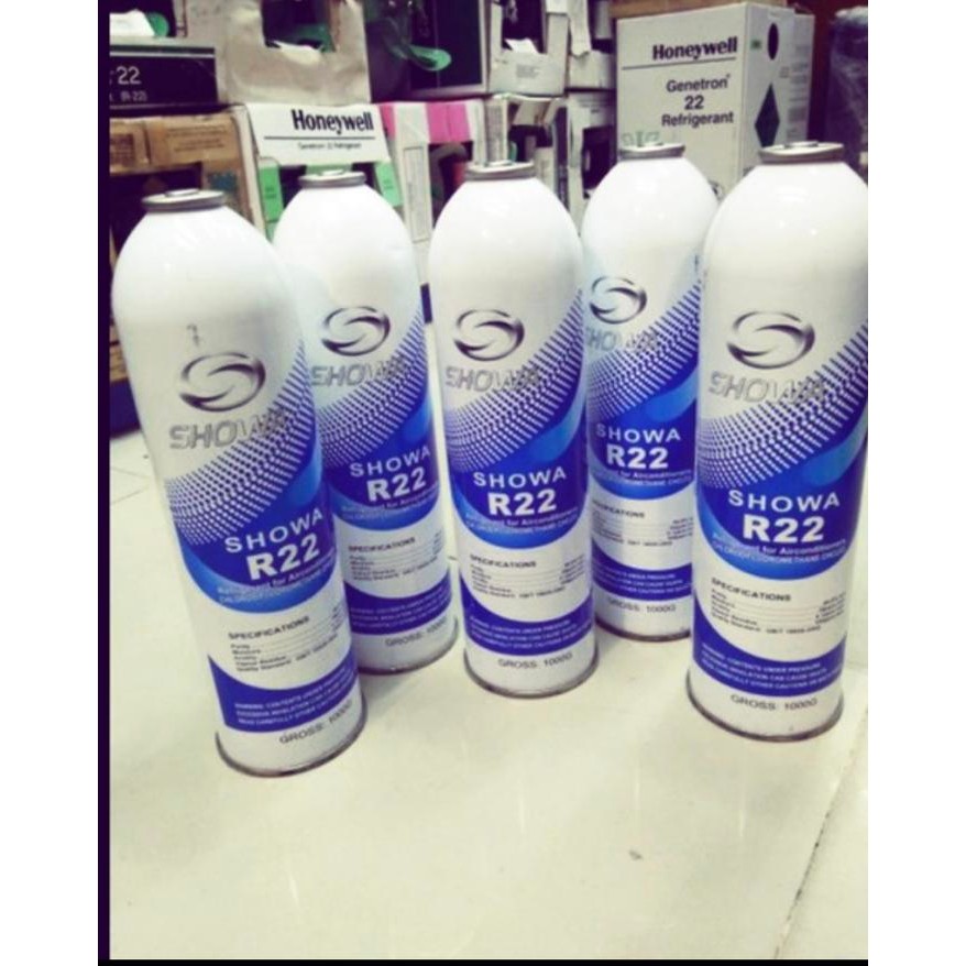 Freon ac rumah R22 showa kaleng 1kg