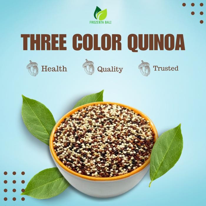 

Organic three colour quinoa 250 gr
