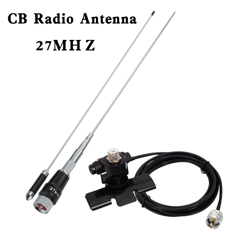 27Mhz Cb Radio Antenna Bnc Male Pl259 Forfor Ic-V8 Tk100 Ht440 Ht90 Cb Walkie Talkie