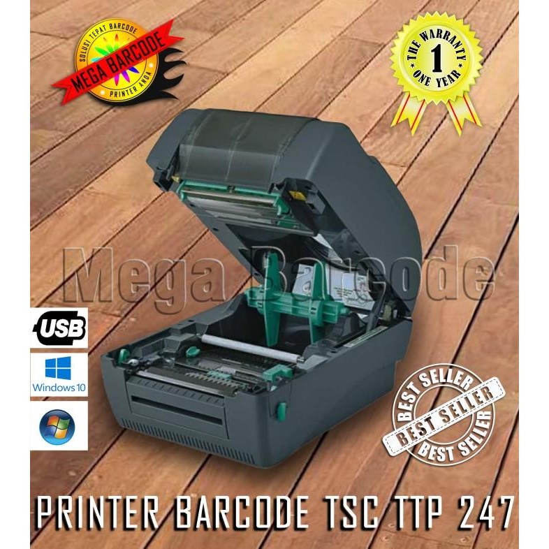 Stok Terbatas Printer Tsc Ttp247 Printer Barcode Tsc Ttp-247 Printer Tsc247 Original