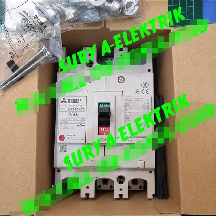breaker mccb mcb mitsubishi nf250-cw 250a NF250CW nf250cw nfb 250A NFB Terlaris