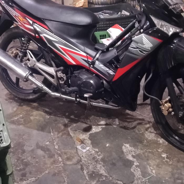 Leher Knalpot Supra X 125 Batman Pnp Chrome Tanpa Las Besi Untuk Motorcycle