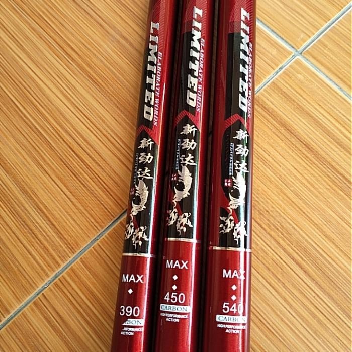 joran tegek import ruas pendek X-CROSS 390/alat pancing sidoarjo