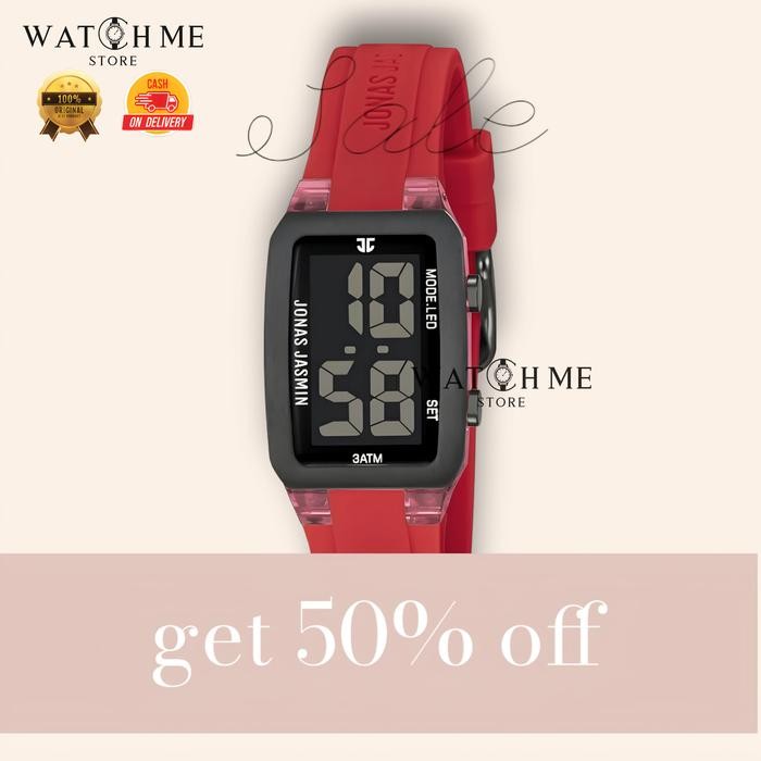 Jam Tangan Remaja Led Digital Keren Kekinian Unisex Pria Wanita Kotak Case Stainless Watch