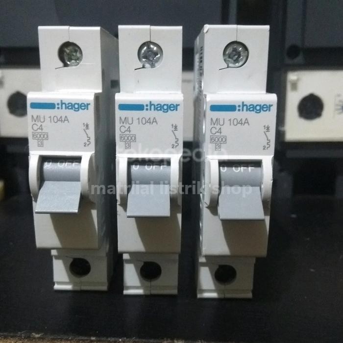 hager MCB 1p 4A Terlaris