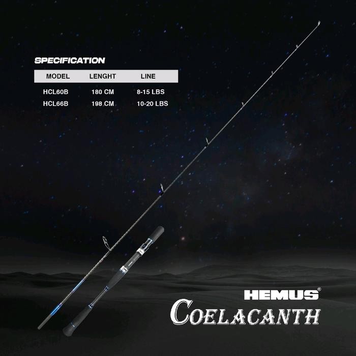 Joran Pancing Cast Jigging HEMUS COELACANTH 180cm FULL FUJI