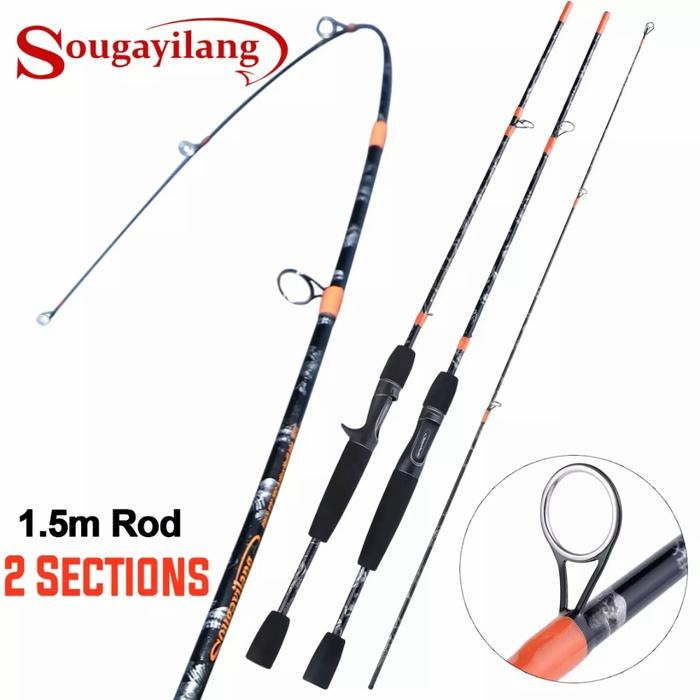 READY JORAN PANCING SOUGAYILANG ultralight 2 bagian spinning & casting