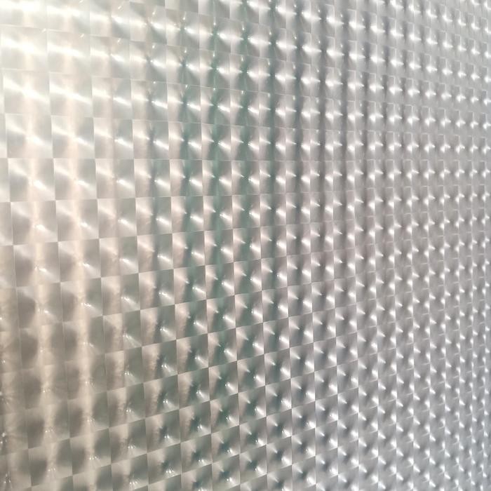 fiber pagar plastik penutup pagar putih motif 3 D harga permeter