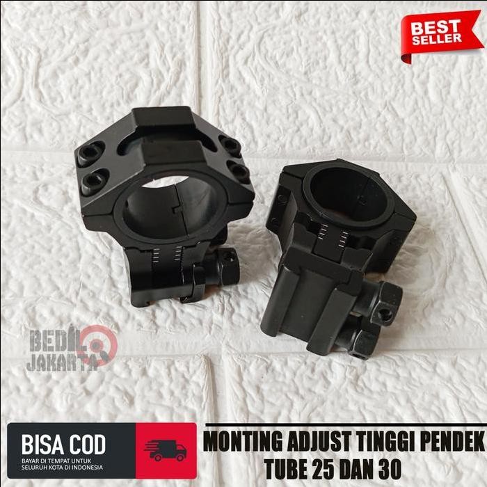 Jual [READY] Monting Teleskop Rel 11 Pendek Dan Tinggi Monting Adjust Multifungsi
