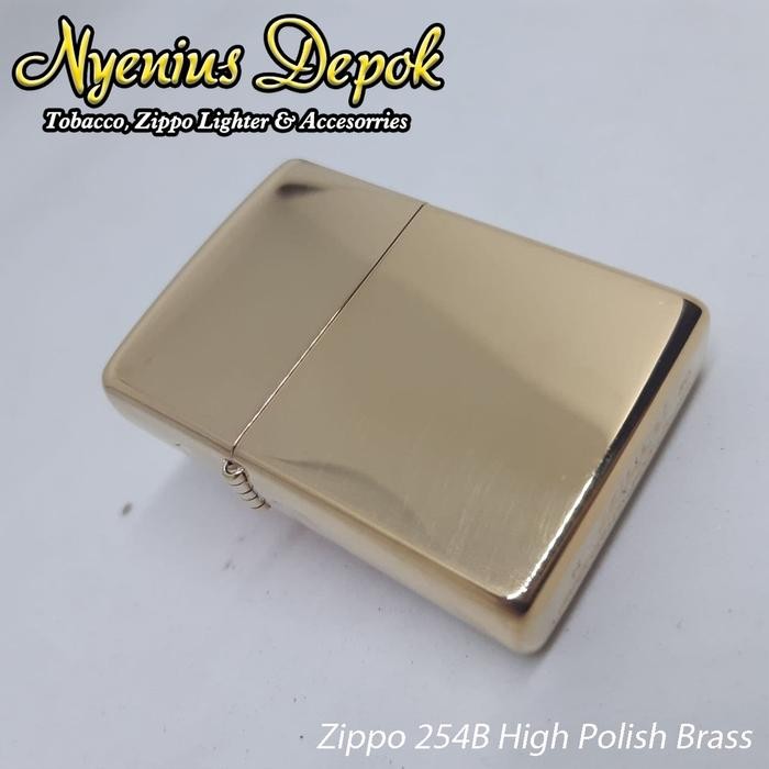 Jual [READY] Zippo 254B High Polish Brass / Zippo Ori / Zippo Kuning