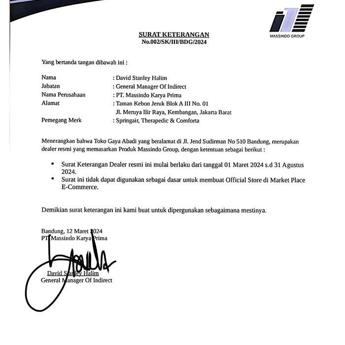 Springbed Comforta Comfort Duo / Kasur Comforta Comfort Duo - Comforta Springbed