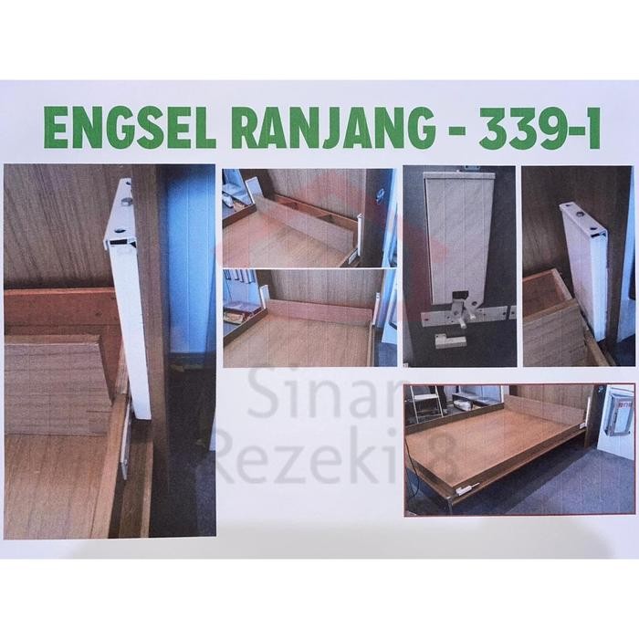 Engsel Ranjang Tempat Tidur Lipat Dinding Rak Bed Save 339-1