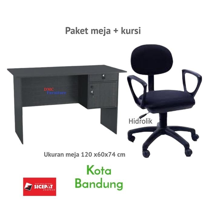 Meja Kantor Meja Tulis Kerja Paket Kursi Kantor Kursi Pu Hidrolik