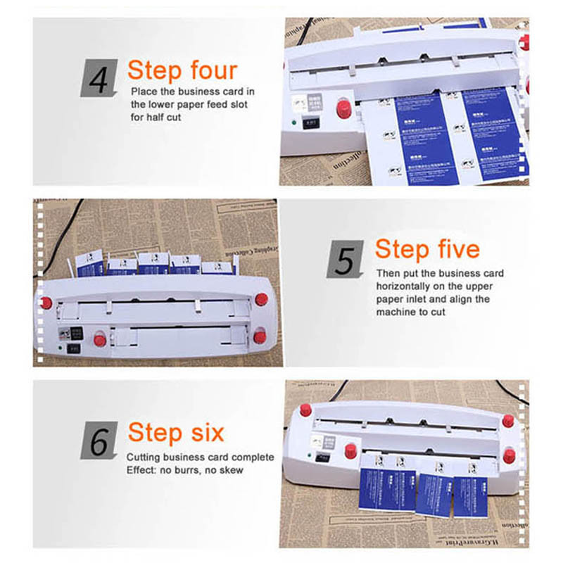 

A4 size electric card cutter 90*54mm card size SK316 Heavy-duty fine-tuning electric business card