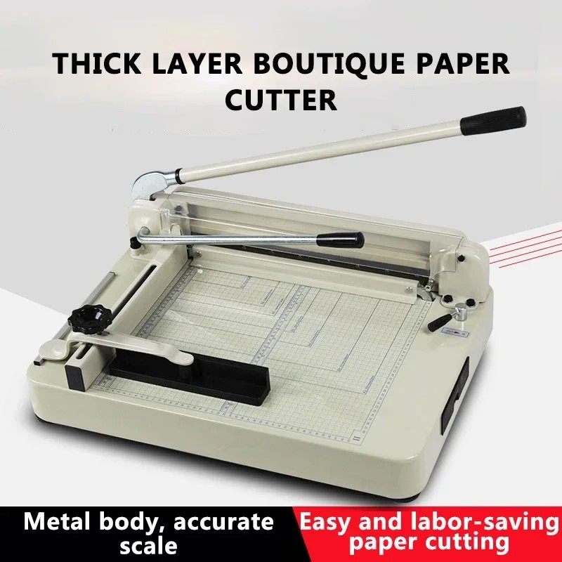 

Heavy Duty Paper Cutter 17" A3 Size Stack Paper Trimmer Cutter Ream Paper Cutting Machine YG868