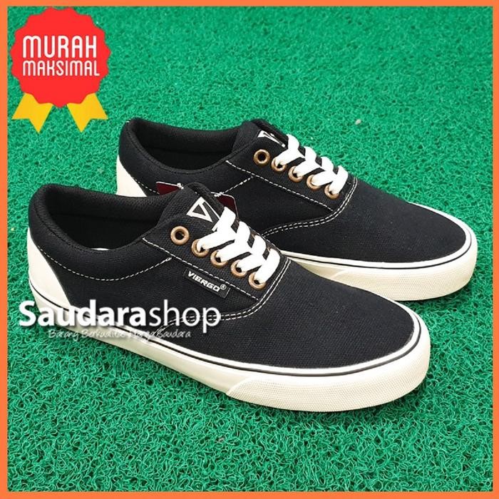 Terbaru Sepatu Ventela Viergo Borneo Black Natural Slipon Ventela Slip On
