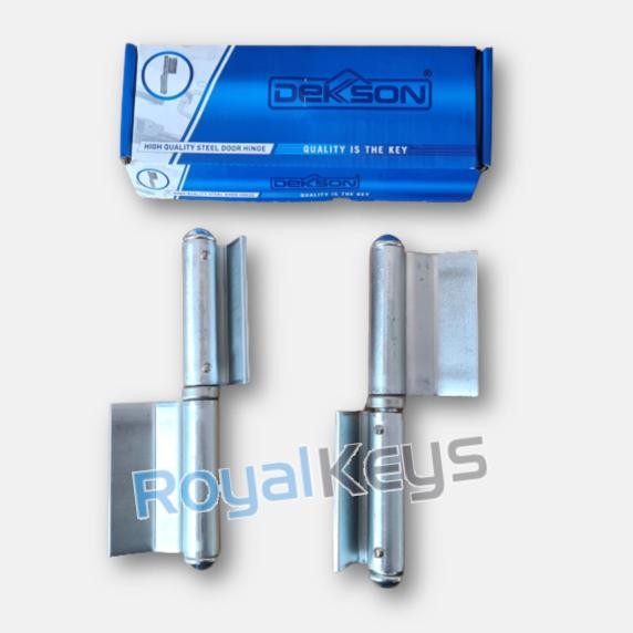 Engsel Bubut Pintu Besi Hinge Dekson Dekkson ES IR 64X90-39X90 GALV