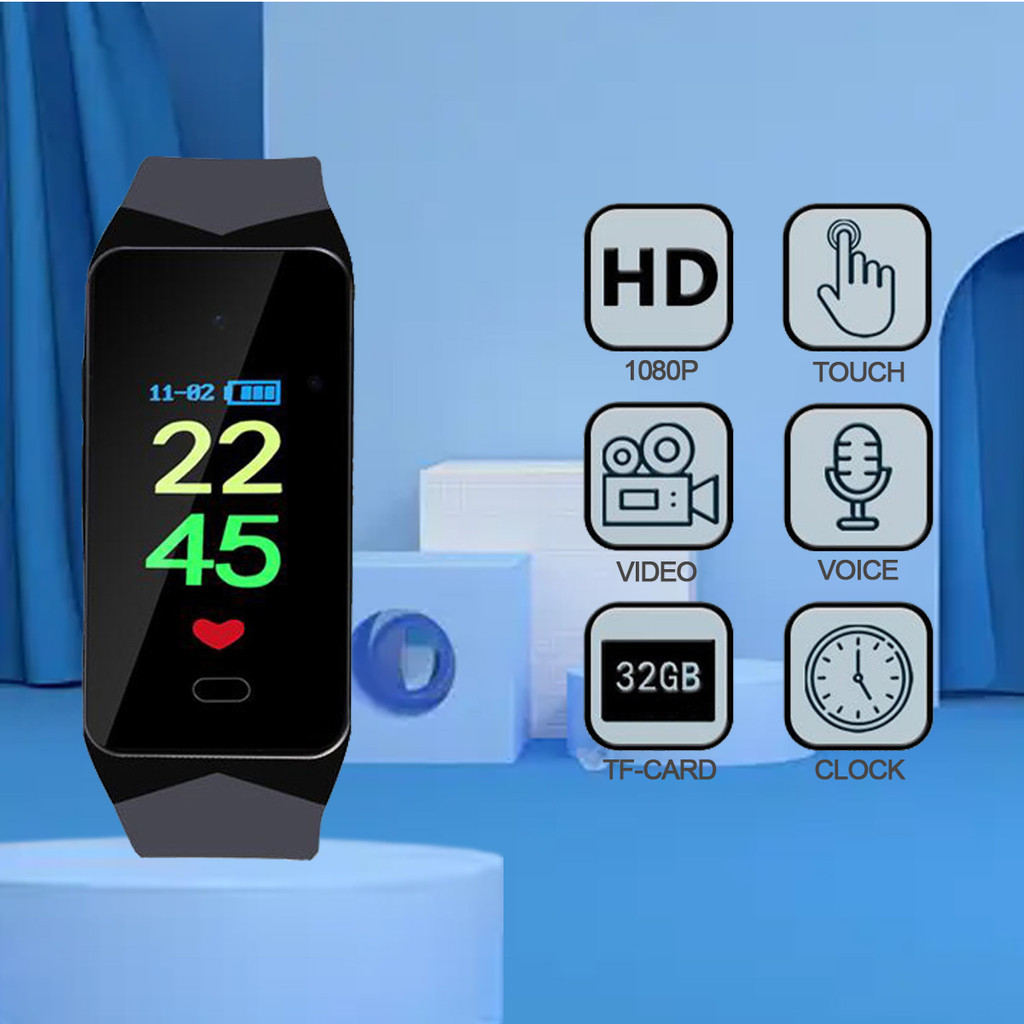 Bracelet Camera Recorder Watch Recorder Watch HD Noise Reduction Voice Activated Wristband Camera