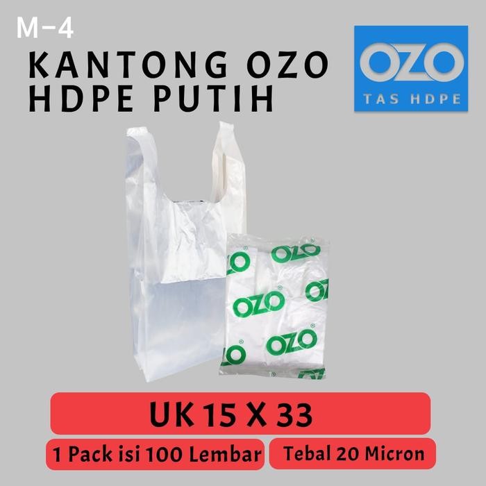 

Kantong Plastik Kresek Bening Tebal UK 15x33 HDPE
