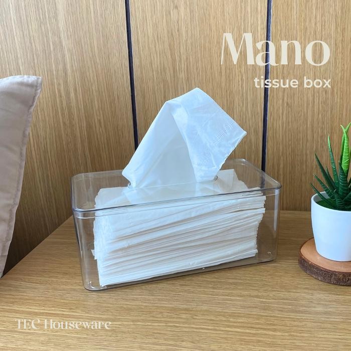 

TECMANO Kotak Tissue Modern / Kotak Penyimpanan Multifungsi Tissue Box Kotak Tisu Organiser Box
