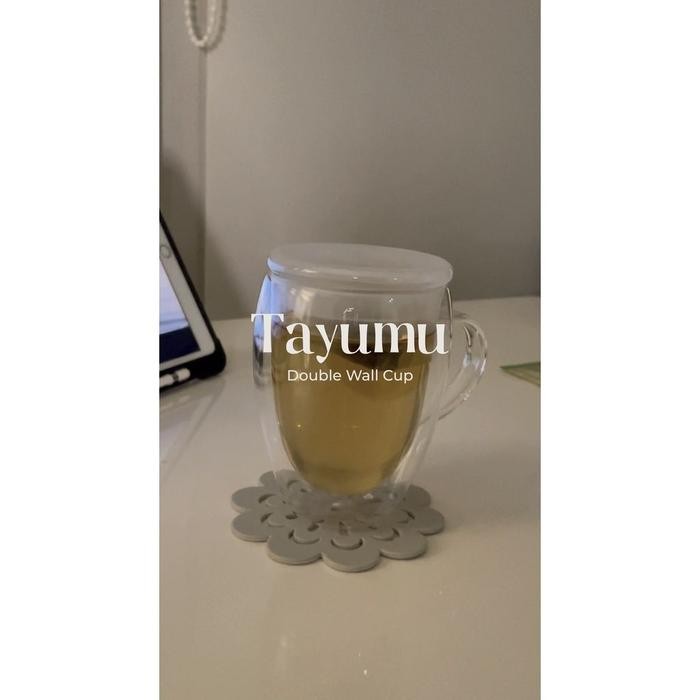 

TECTAYUMU Cangkir Kopi Double Wall / Cangkir Kopi Dua Lapis / Coffee Mug