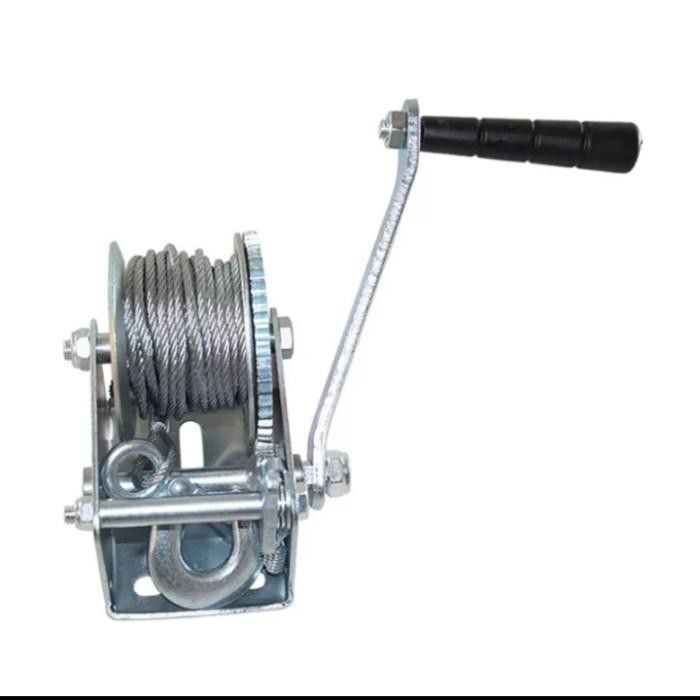 katrol gulungan kerekan manual include tali sling 650cm kanopi sleding