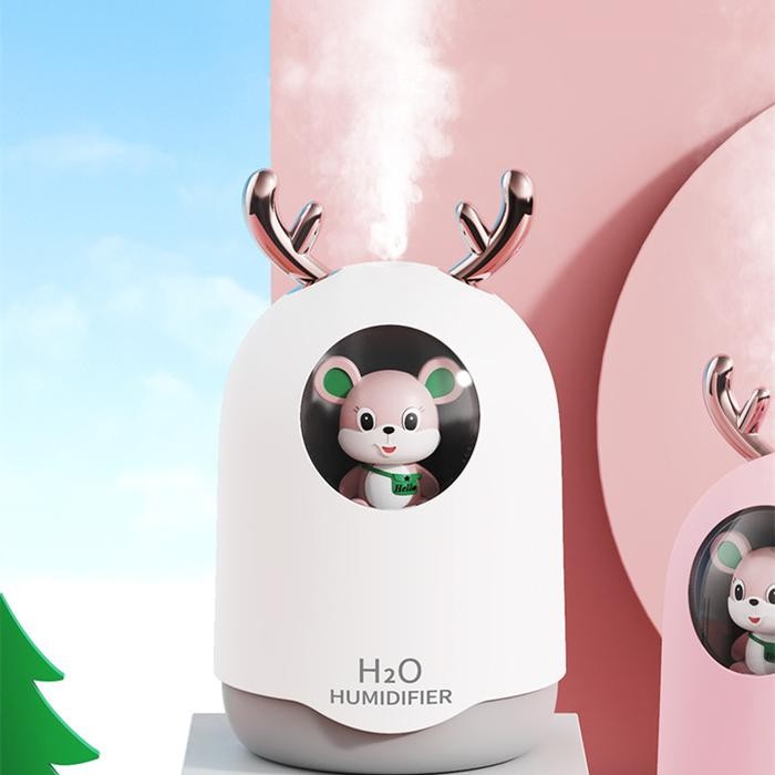 Portable Usb Mini Humidifier Mute Aroma Spray Udara Mobil Pelembab Pasti Ori