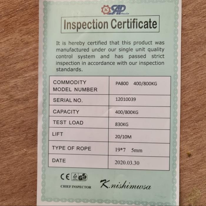 READY mini electric hoist 800kg elektrik hoist 800 kg