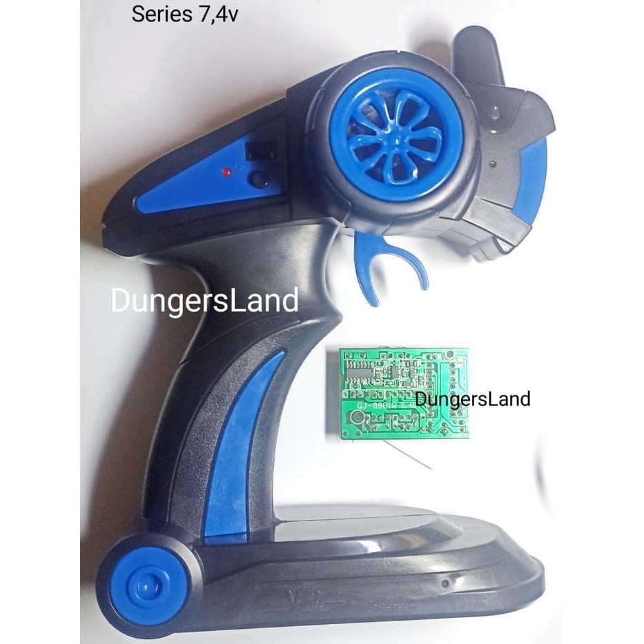 Combo Remot PCB QJ-9981R Board Receiver Mesin RC Car Bigfoot Monster