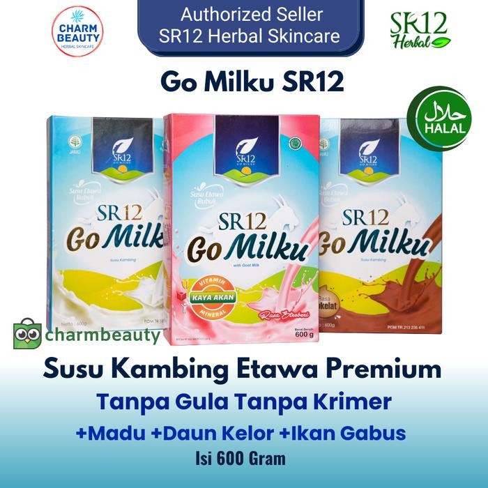 

Susu Kambing Etawa Bubuk Gomilku SR12 Go milku Murni Tanpa Gula Krimer