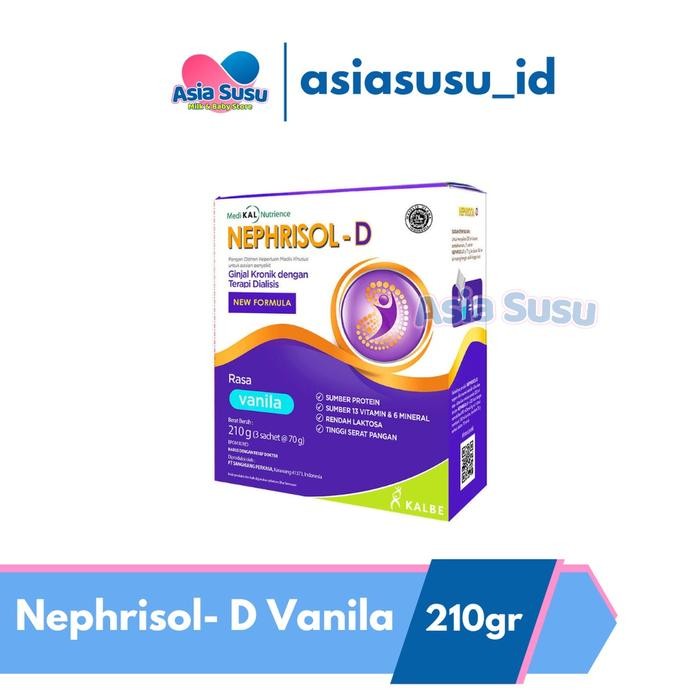 

Nephrisol / NEPHRISOL - D vanila / cappucino 201gr (SUSU GINJAL)