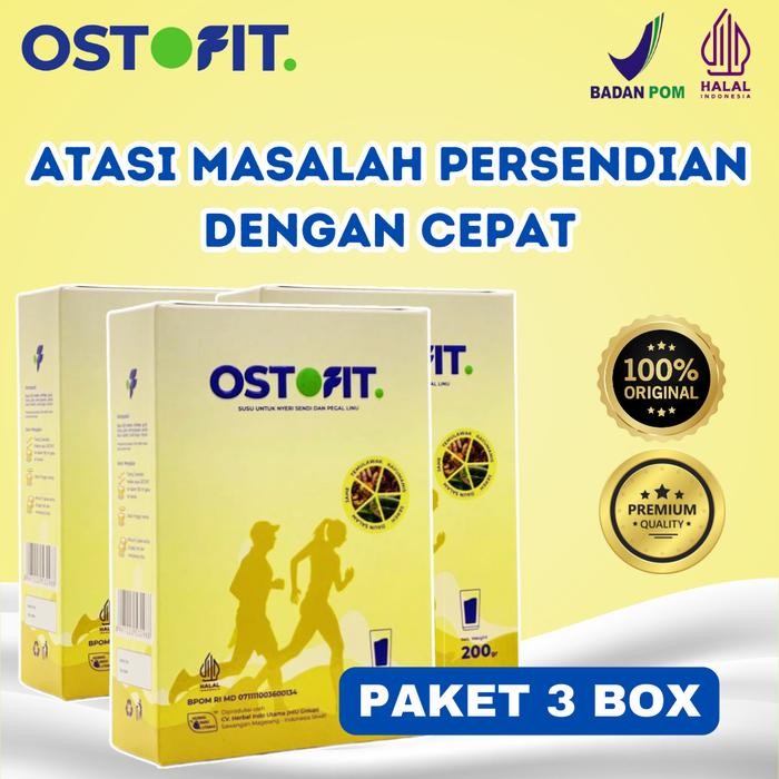 

Paket 3 Box Susu OSTOFIT - Atasi Masalah Persendian Dengan Cepat