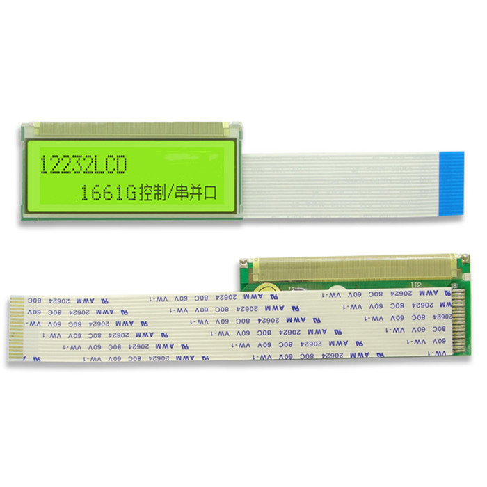 18PIN 12232R LCD Screen Module SED1520 Controller 5V Yellow Backlight Parallel Interface