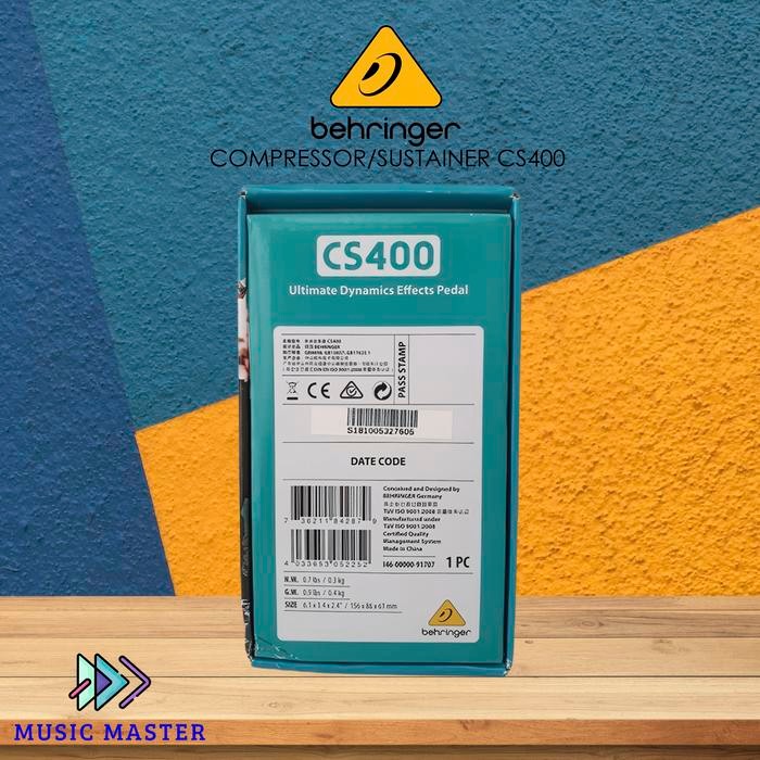Behringer CS400 Compressor/Sustainer Pedal ORIGINAL