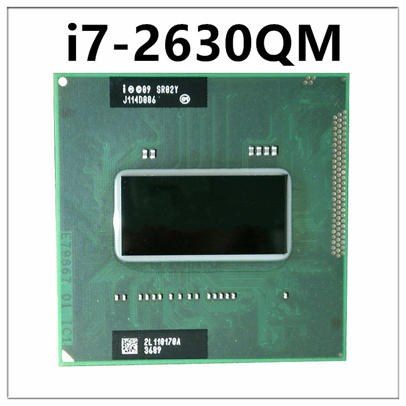 i7-2630QM Processor Notebook Laptop CPU i7 2630QM SR02Y Quad-Core Socket G2 / rPGA988B 45W 2.0Ghz
