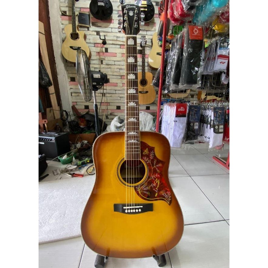 GITAR AKUSTIK ELEKTRIK GIBSON HUMMINGBIRD FULL SPEK