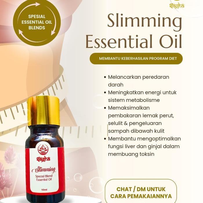 Diskon Slimming Essential Oil Sagha Ready