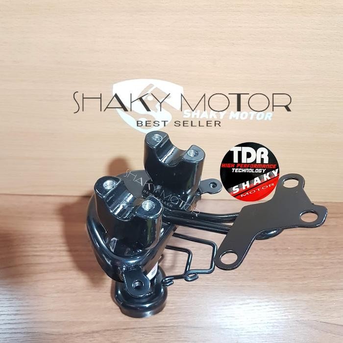 DUDUKAN STANG STIR BEAT STREET+RAISER BAWAH UNIVERSAL YAMAHA X RIDE RUBAHAN MATIC DAN BEBEK HONDA