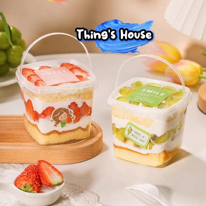 10pcs - 300ML dessert box cup toples jar ember dessert minuman Kode 514