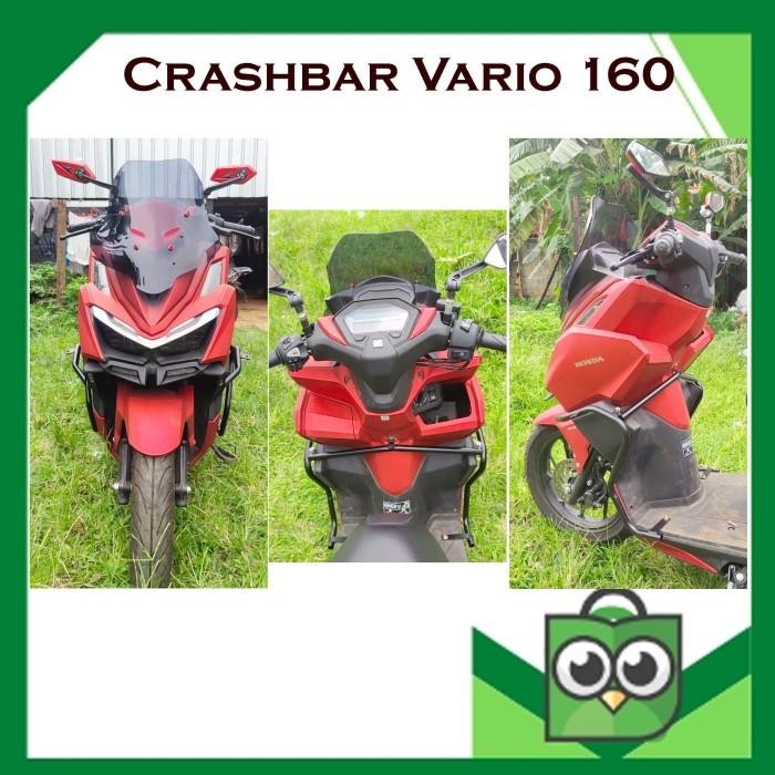 Crashbar VARIO 160 2022 2023 Tubular Vario 160 Dudukan Lampu Vario 160 - crashbar_duduka