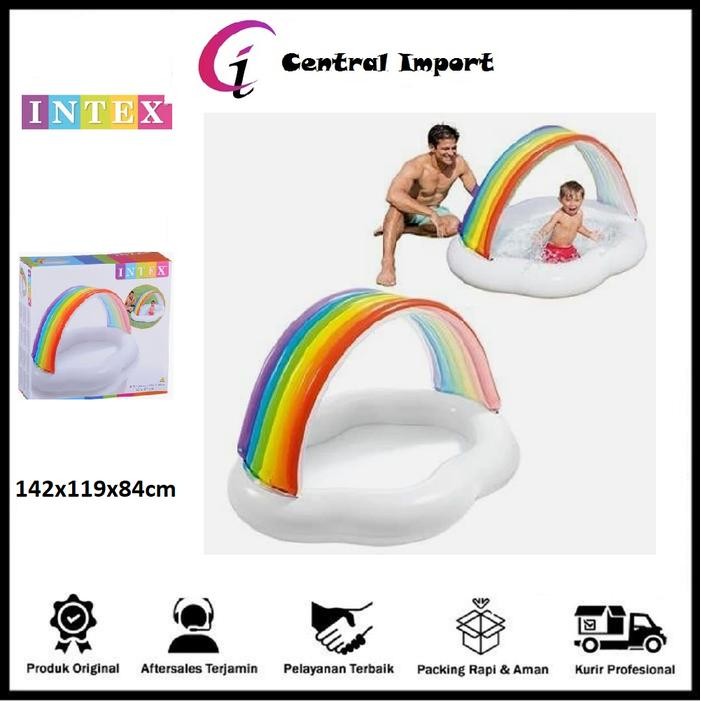 Intex Kolam Renang - Intex Kolam Anak - Kolam Rainbow 57141