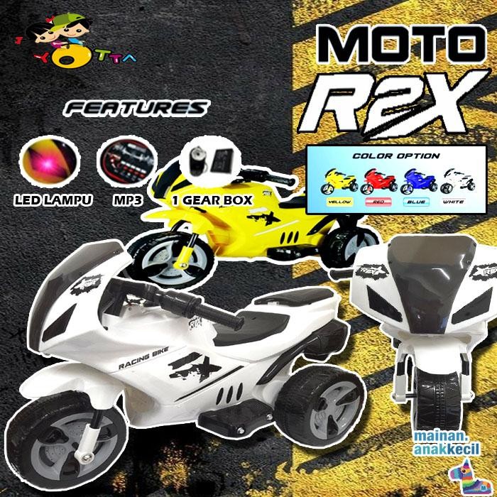 MAINAN ANAK RIDE ON MOTOR MOTORAN RODA 3 MOTOR AKI ACCU R2X YOTTA