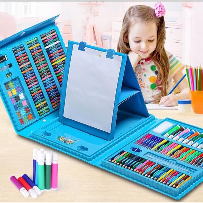 

Alpha Art Set 208 Pensil Warna Crayon Set 150Pcs / 208Pcs Crayon Anak Mewarnai 150 / 208 Warna