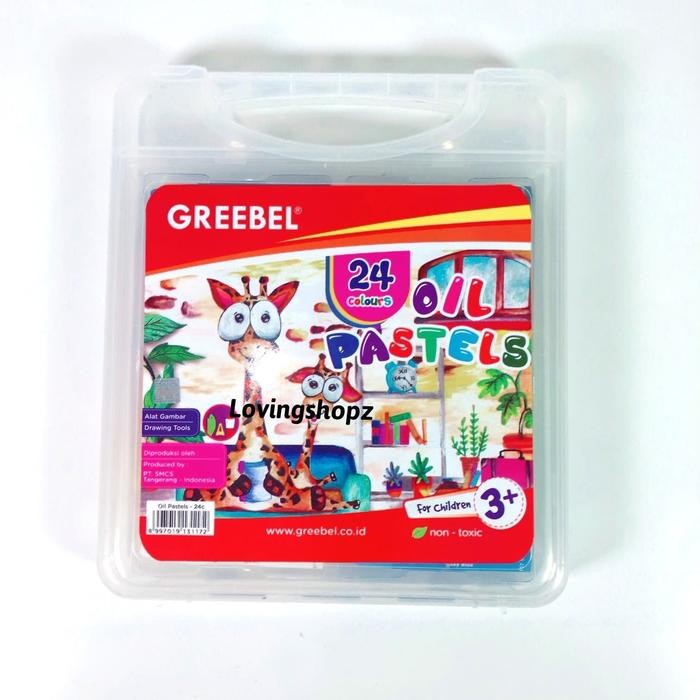 

Crayon Greebel Oil Pastel 24C , 24 Warna
