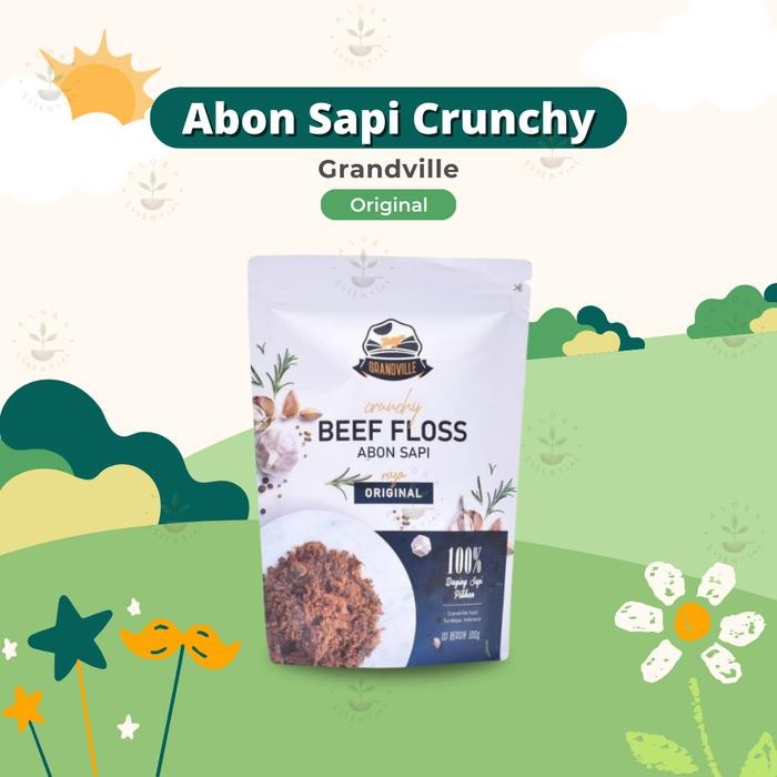 

New Grandville Abon Sapi Original - Abon Sapi Crunchy Original 100 g